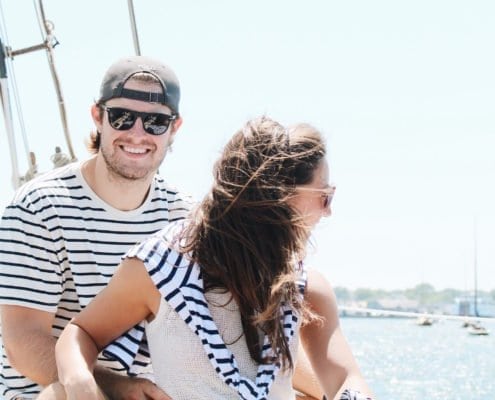 J.Crew Stripes and White